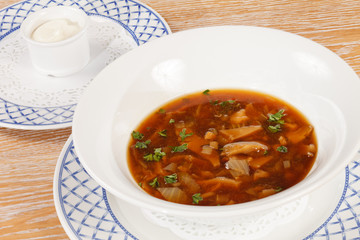 Meat soup