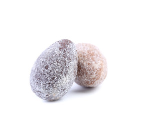 Chocolate stone powdered sugar.