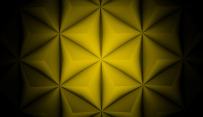 Yellow polygonal