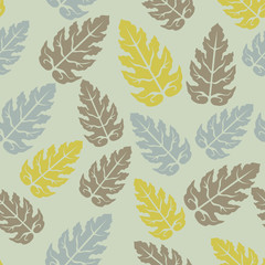 seamless leaf pattern