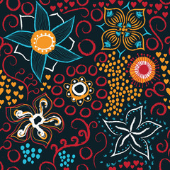 Floral seamless texture