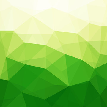 Abstract Green Triangle Background