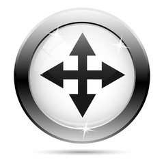 Black and white icon