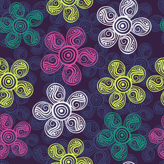 ornamental round lace pattern, circle background with many detai