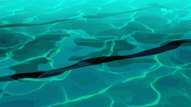 Wasseroberfläche Schwimmbad HINTERGRUND Kaustik VIDEO