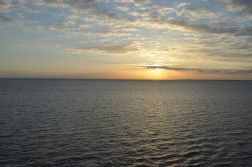 Sonnenuntergang am Meer