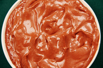 cup of soft chocolate.