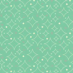 1950s Stars Pattern Background