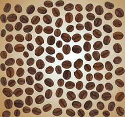 coffee bean pattern