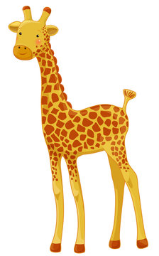 giraffe cartoon character