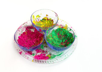 Indian Holi festival colours