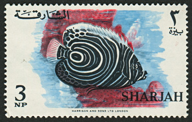 Postage stamp.