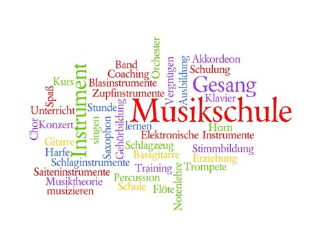 Wortwolke "Musikschule"