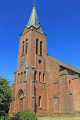 Fototapeta na wymiar Kirche St. Dionysius in Barum (Niedersachsen)