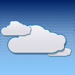 Cloudy sky background