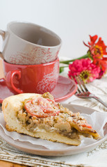 Mediterranean pie with vegetables