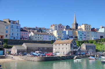 Obraz premium station balneaire en cornouailles