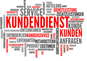 Kundendienst (Kundenservice; Tagcloud)