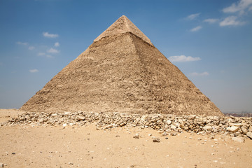 Obraz na płótnie Canvas Giza pyramids