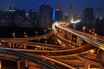 Shanghai bei Nacht