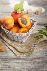 apricots in a basket