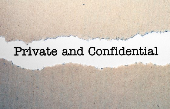 Private and confidential