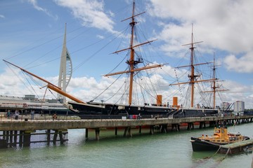 Fototapeta na wymiar Portsmouth Harbor