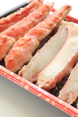  Japanese food, Frozen Zuwaikani on food tray