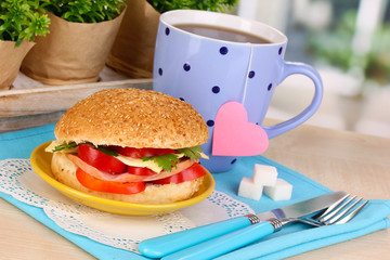 Appetizing sandwich