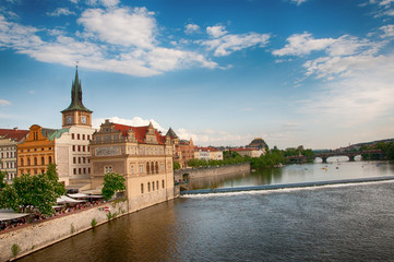 Fototapeta na wymiar Cityscape of Prague in Czech Republic
