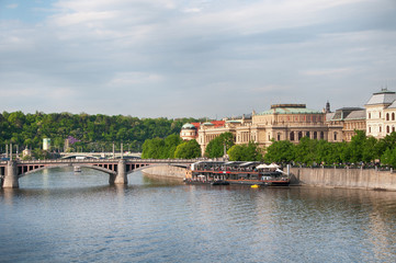 Fototapeta premium Cityscape of Prague in Czech Republic