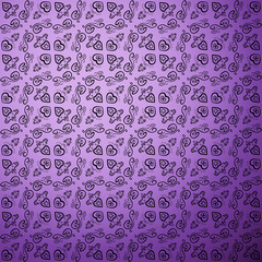Antique pattern background. Purple seamless wallpaper
