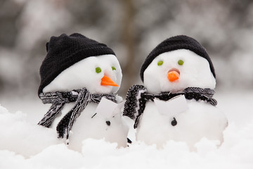 Two little snowmen