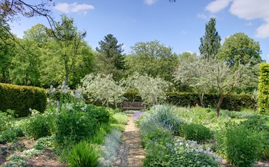 Fototapeta na wymiar jardin anglais
