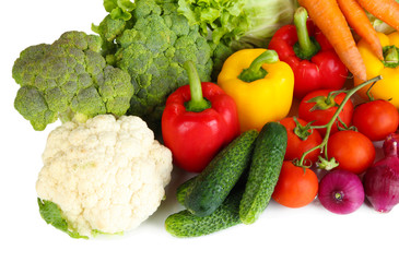 Fresh vegetables close up