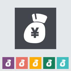Yen icon.