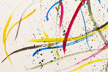 Fototapeta premium Paint splashing