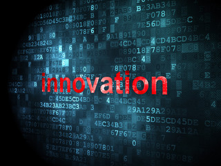 Business concept: Innovation on digital background