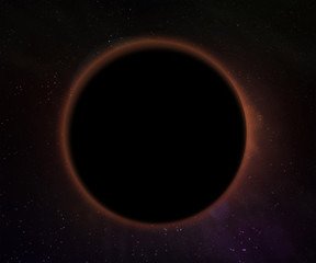 Obraz premium Eclipse Cosmos Background