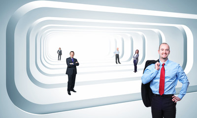 Fototapeta premium business people