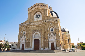 Fototapeta na wymiar Duomo Cathedral of Cerignola. Puglia. Włochy.