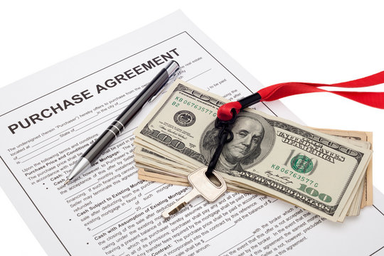 Property investment with purchase agreement