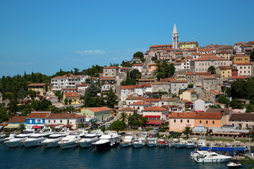 Sea port in city of Vrsar