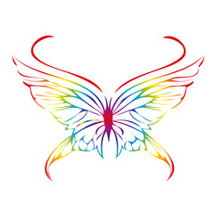 Schmetterling Abstrakt Vektor