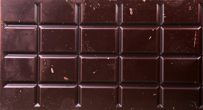 dark chocolate bar as background
