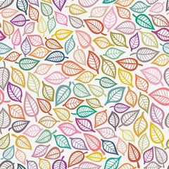 A seamless pattern with leaf,autumn leaf background