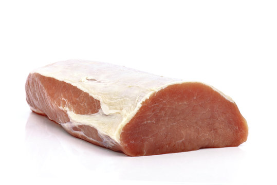 Schab na białym tle