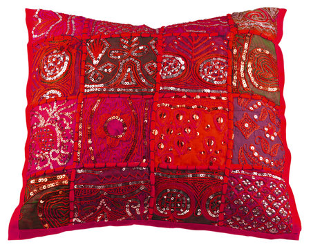 coussin rouge