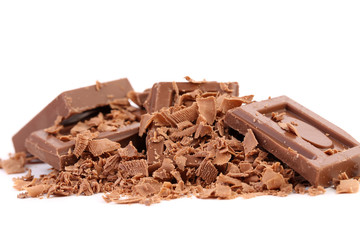 Tasty morsel of milk chocolate.