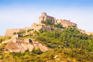 Fototapeta premium General view of Castle of Cardona. Catalonia